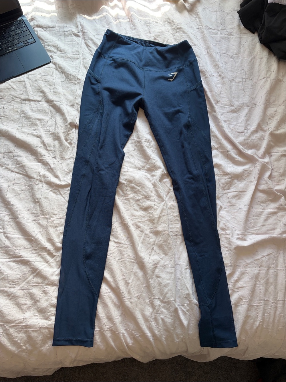 Gymshark Dark Blue High-Waist Leggings